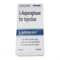 Аспарагиназа (L аспарагиназа) L-Aprakast 10000 МЕ лиоф. для приг. р-ра для инъек. №1